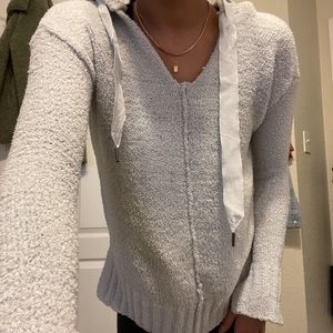 Sherpa Vera Wang Sweater- AQUA
